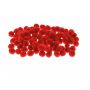 Pompony kreatywne Brewis 1cm Czerwone, 100szt - 3